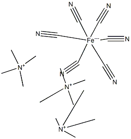 四甲基铁氰化物分子式结构图