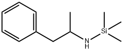 N-(α-Methylphenethyl)trimethylsilylamine分子式结构图