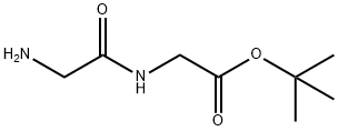 2-(2-氨基乙酰氨基)乙酸叔丁酯分子式结构图