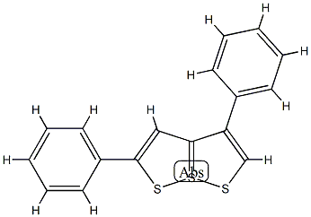 2,4-Diphenyl[1,2]dithiolo[1,5-b][1,2]dithiole-7-SIV分子式结构图