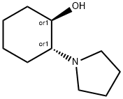 2-吡咯烷-1-基环己醇分子式结构图