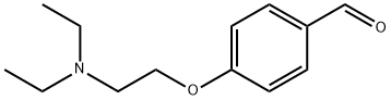 4-(2-DIETHYLAMINO-ETHOXY)-BENZALDEHYDE分子式结构图