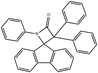 1',3',3'-Triphenylspiro[9H-fluorene-9,2'-azetidin]-4'-one分子式结构图