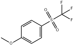 1-METHOXY-4-TRIFLUOROMETHANESULFONYL-BENZENE分子式结构图