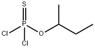 Phosphorodichloridothioic acid O-sec-butyl ester分子式结构图