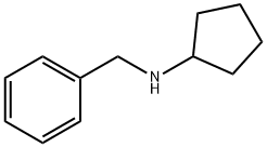 N-苄基-N-环戊胺分子式结构图