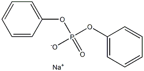 Phosphoric acid diphenyl(sodium) salt分子式结构图