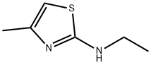 N-乙基-4-甲基-1,3-噻唑-2-胺分子式结构图