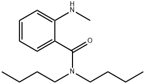 N,N-Dibutyl-o-(methylamino)benzamide分子式结构图