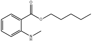 2-Methylaminobenzoic acid pentyl ester分子式结构图