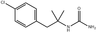 N-(P-CHLORO-ALPHA,ALPHA-DIMETHYL PHENETHYL)UREA分子式结构图