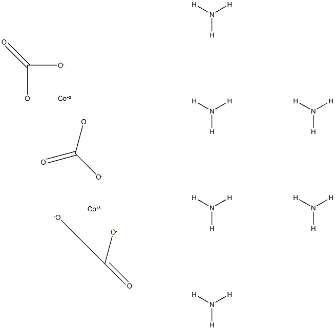 hexamminecobalt(III) tricarbonatocobaltate(III)分子式结构图