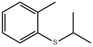 1-(Isopropylsulfanyl)-2-methylbenzene分子式结构图