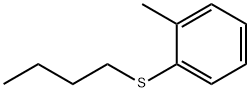 Butyl 2-methylphenyl sulfide分子式结构图