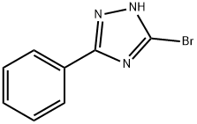 3-溴-5-苯基-1H-1,2,4-三唑分子式结构图