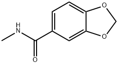 N-METHYL-1,3-BENZODIOXOLE-5-CARBOXAMIDE分子式结构图