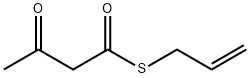 Acetoacetic acid, 1-thio-, S-allyl ester分子式结构图