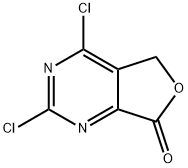 2,4-二氯呋喃并[3,4-D]嘧啶-7(5H)-酮分子式结构图