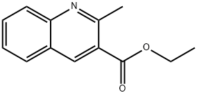 2-甲基喹啉-3-羧酸乙酯分子式结构图