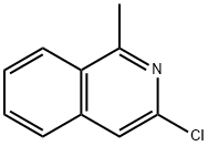 3-CHLORO-1-METHYLISOQUINOLINE分子式结构图