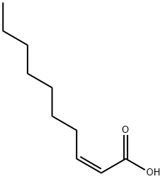 (Z)-2-癸烯酸分子式结构图