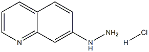 6-肼基喹啉盐酸盐分子式结构图