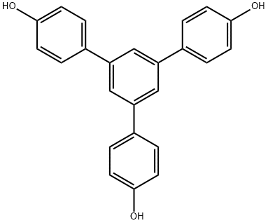 1,3,5-三(4-羟苯基)苯分子式结构图