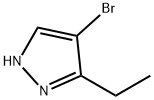 4-溴-3-乙基-1H-吡唑分子式结构图