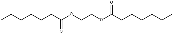 Diheptanoic acid 1,2-ethanediyl ester分子式结构图