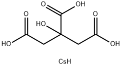 Citric acid/cesium,(1:x) salt分子式结构图