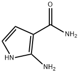 2-氨基-1H-吡咯-3-羧酰胺分子式结构图