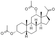 3-ALPHA,12-ALPHA-DIACETOXYPREGNAN-20-ONE分子式结构图