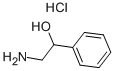 DL-B-HYDROXYPHENETHYLAMINE HYDROCHLORIDE分子式结构图