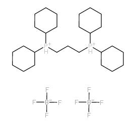 1,3-双(二环己基膦基)丙烷双(四氟硼酸盐)分子式结构图