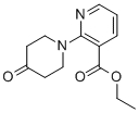 2-哌啶酮基烟酸乙酯分子式结构图