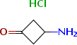 3-氧代环丁胺盐酸盐分子式结构图