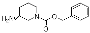 (R)-1-Cbz-3-氨基哌啶分子式结构图