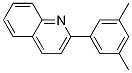 2-(3,5-二甲苯基)喹啉分子式结构图