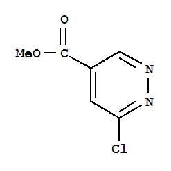 6-氯哒嗪-4-羧酸甲酯分子式结构图