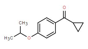 4-异丙氧基苯基环丙基甲酮分子式结构图