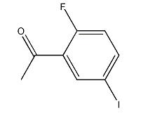 2-氟-5-碘苯乙酮分子式结构图