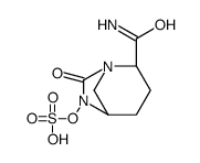 硫酸单[(1R,2S,5R)-2-(氨基羰基)-7-氧代-1,6-氮杂双环[3.2.1]辛-6-基]酯分子式结构图