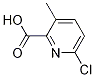 6-氯-3-甲基吡啶-2-甲酸分子式结构图