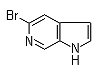 5-溴-1H-吡咯并[2,3-C]吡啶分子式结构图