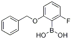 2-苄氧基-6-氟苯硼酸分子式结构图