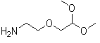 2-(2,2-二甲氧基乙氧基)乙胺分子式结构图