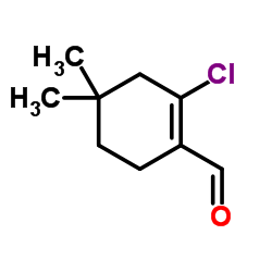 2-氯-4,4-二甲基-1-环己烯-1-羧醛分子式结构图