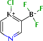 (4-氯吡啶-3-基)三氟硼酸钾分子式结构图