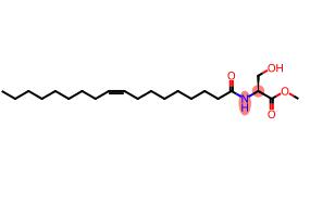 N-油酰L-丝氨酸甲酯分子式结构图