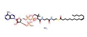 17:1 (N7) 辅酶 A分子式结构图